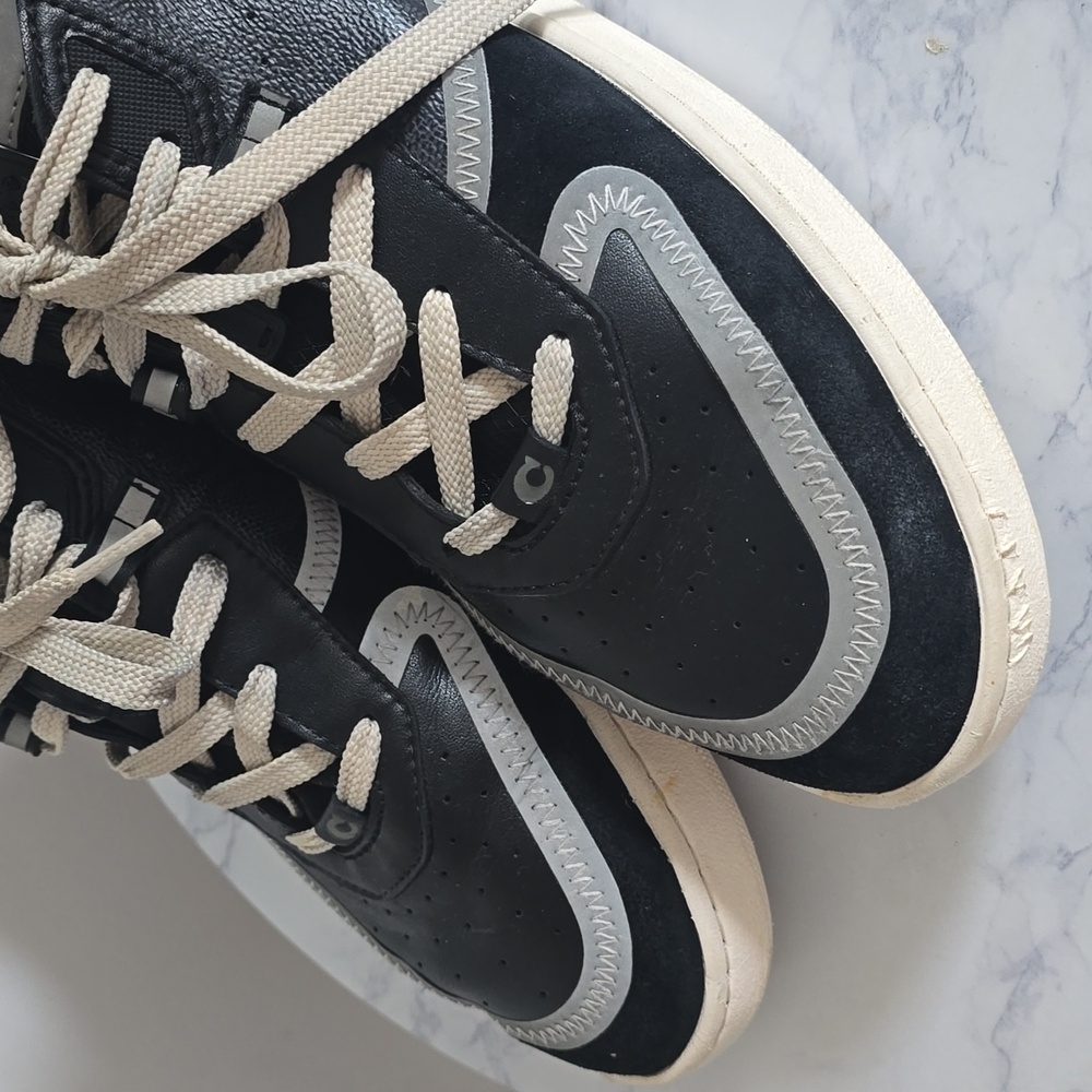 Coach 1941 Black Citysole Signature Court Sneakers - Picture 5 of 11